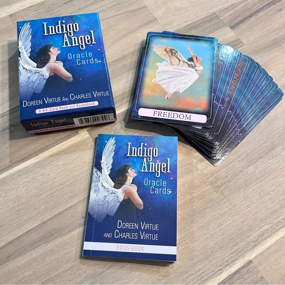 Doreen Virtue & Charles Virtue Indigo Angel Oracle Cards - Picture 2 of 4